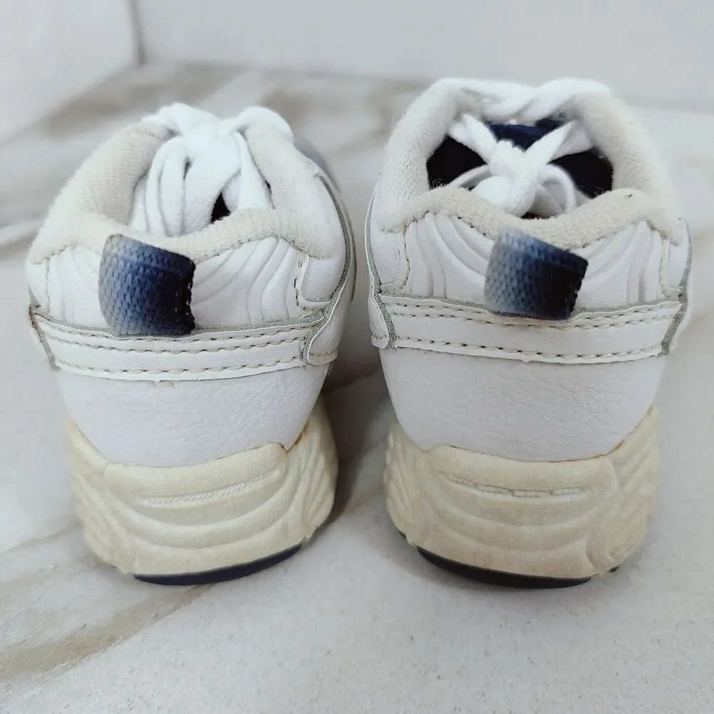 Cross Trekkers Smart Fit Baby Infant Blue White Lace Up Sneakers, Sz 6.5